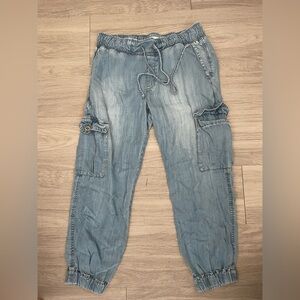 Cloth & stone Casual Blue Cargo Joggers